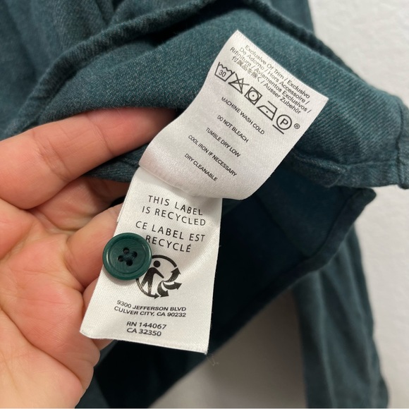 OUTERKNOWN Flannel Shirt 100% Cotton size Medium - Picture 5 of 8